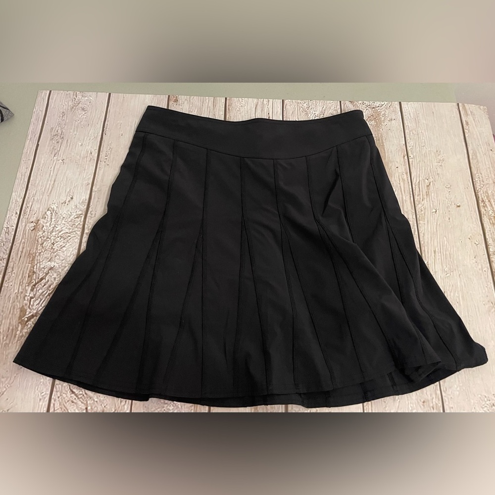 Athleta Black Skater Skirt skirt size 10